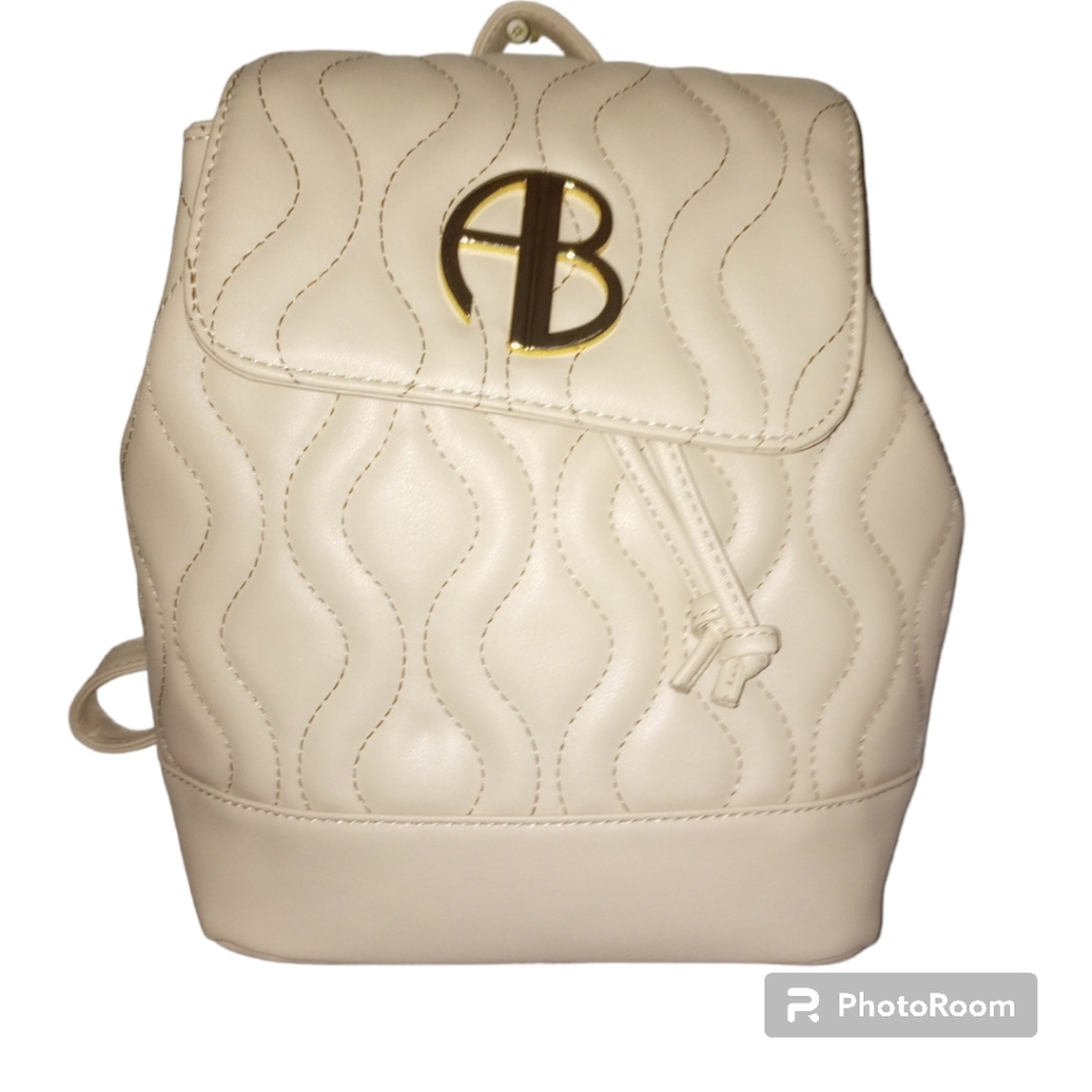 Alexis Bendel Women’s Vegan Leather Quilted Everyday Backpack for travel